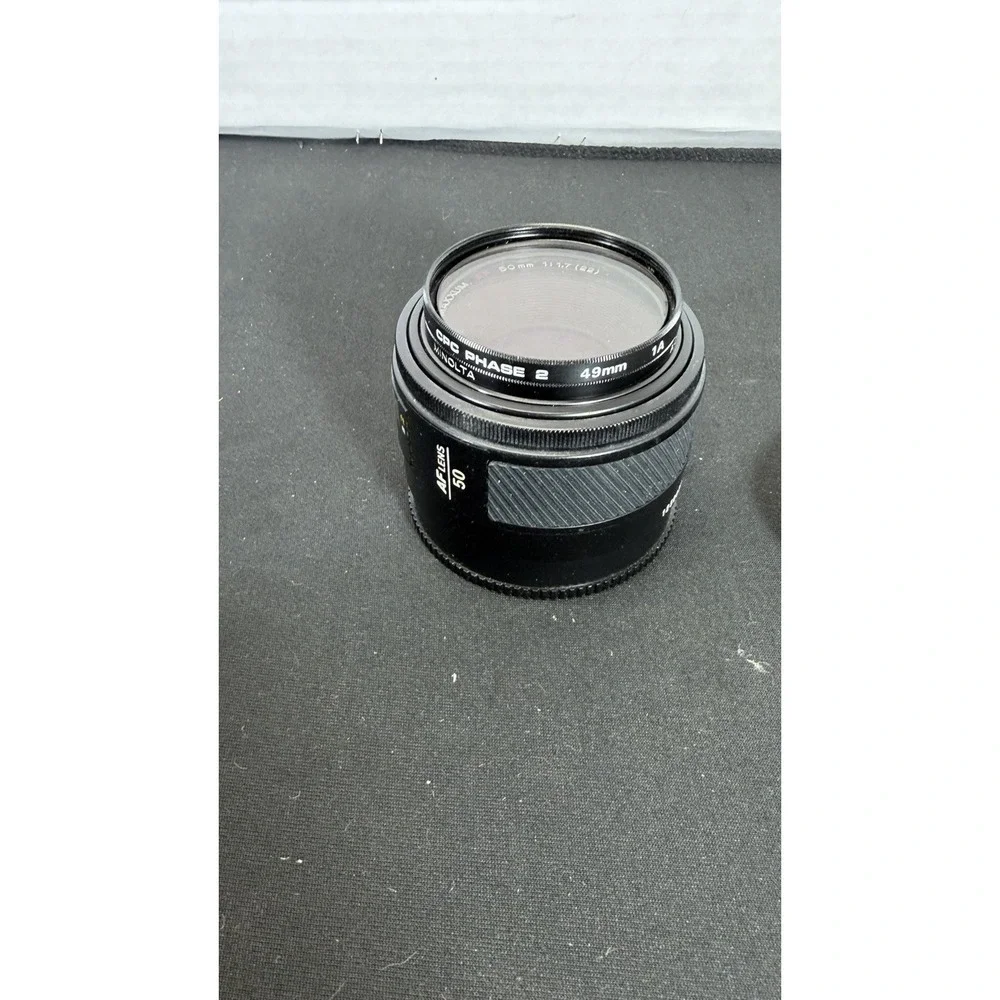 Minolta Maxxum AF Lens Bundle - 50mm Prime & 70-210mm f4 Beercan Zoom Set Hood